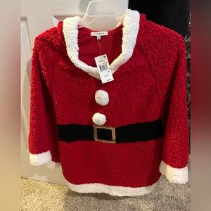 Santa Christmas poncho